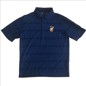 3/$20 Antigua Blue Striped Fergus Golf Polo Shirt